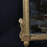 Miroir en bois doré