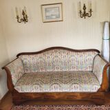 Voltaire Louis Philippe sofa and 2 armchairs, fully restored