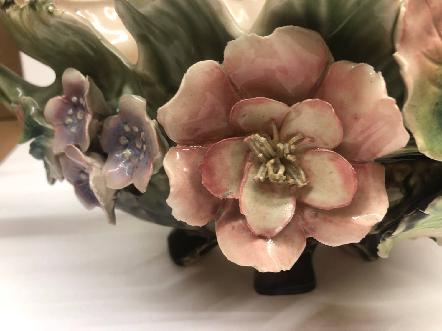 Flower slip planter vase 1900