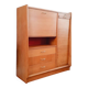 Meuble de bureau vintage année 50 en chêne