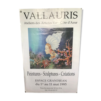 Affiche d’exposition Vallauris 1995