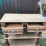 Oak console