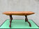 Brutalist bench made of vine and olive wood.