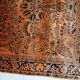 Handmade antique Persian Sarouk rug 4' x 6.4' (122cm x 195cm) 1920s