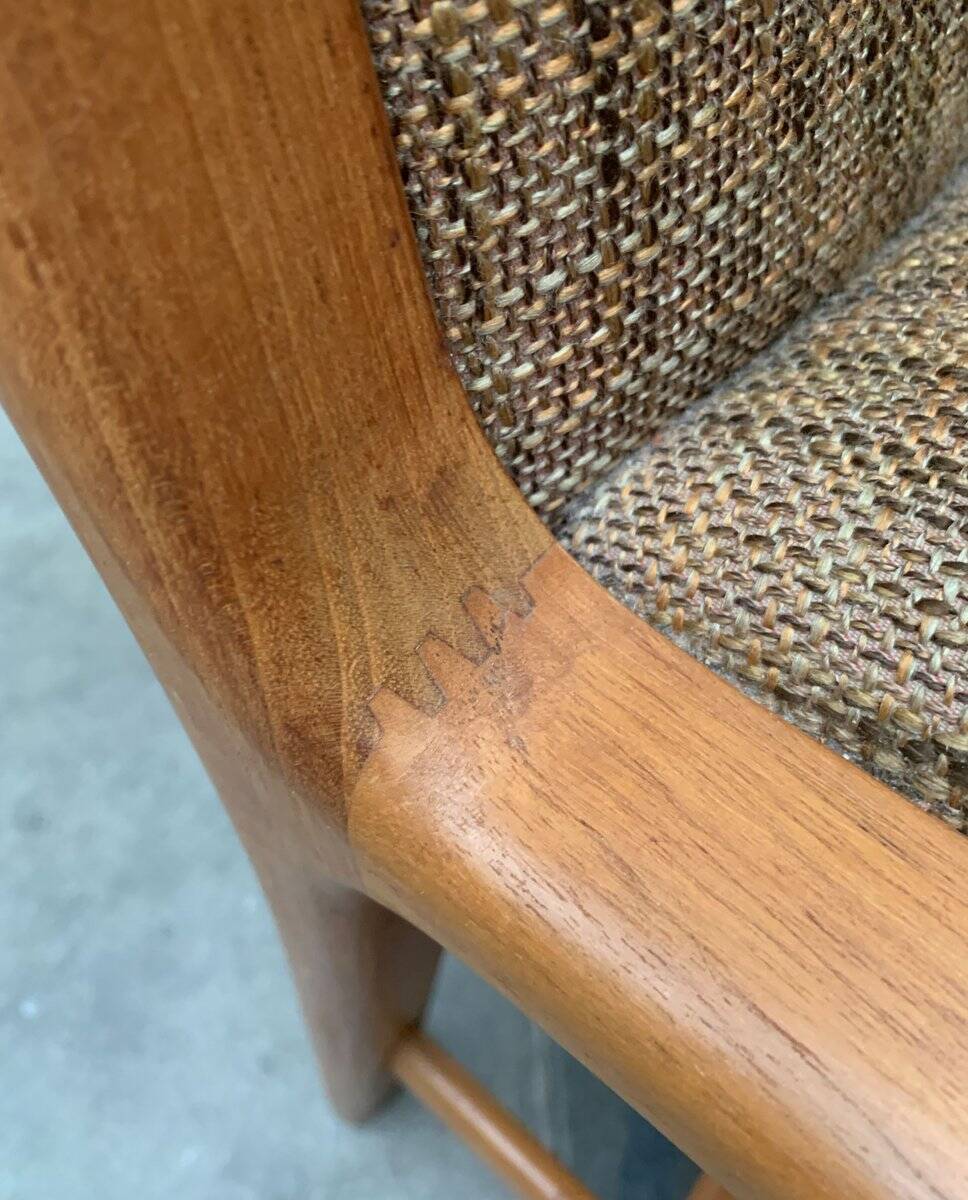 Set of vintage Danish teak chairs