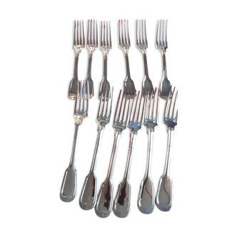 12 christofle forks