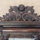 Large Flemish neo-Renaissance wall mirror in carved wood – late 19th century