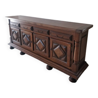 Solid oak sideboard