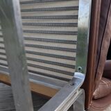 Unique piece - Danish chrome and leather armchair attributed to Poul Nørreklit