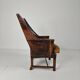 Antique leather armchair, England circa 1800