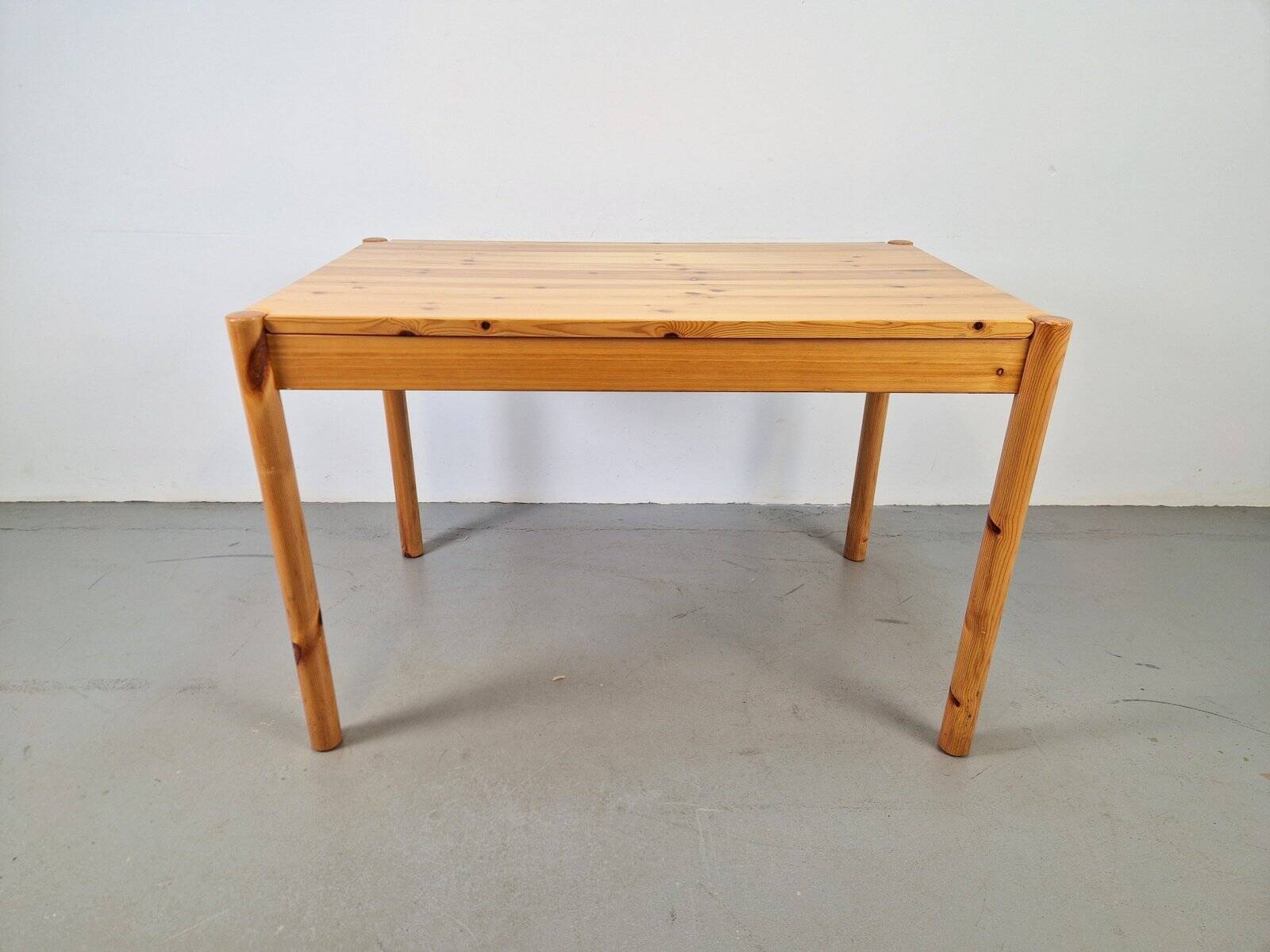 Danish Pine Dining Table by Rainer Daumiller, 1970s