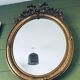 1900 mirror with beveled knot - 80x62cm