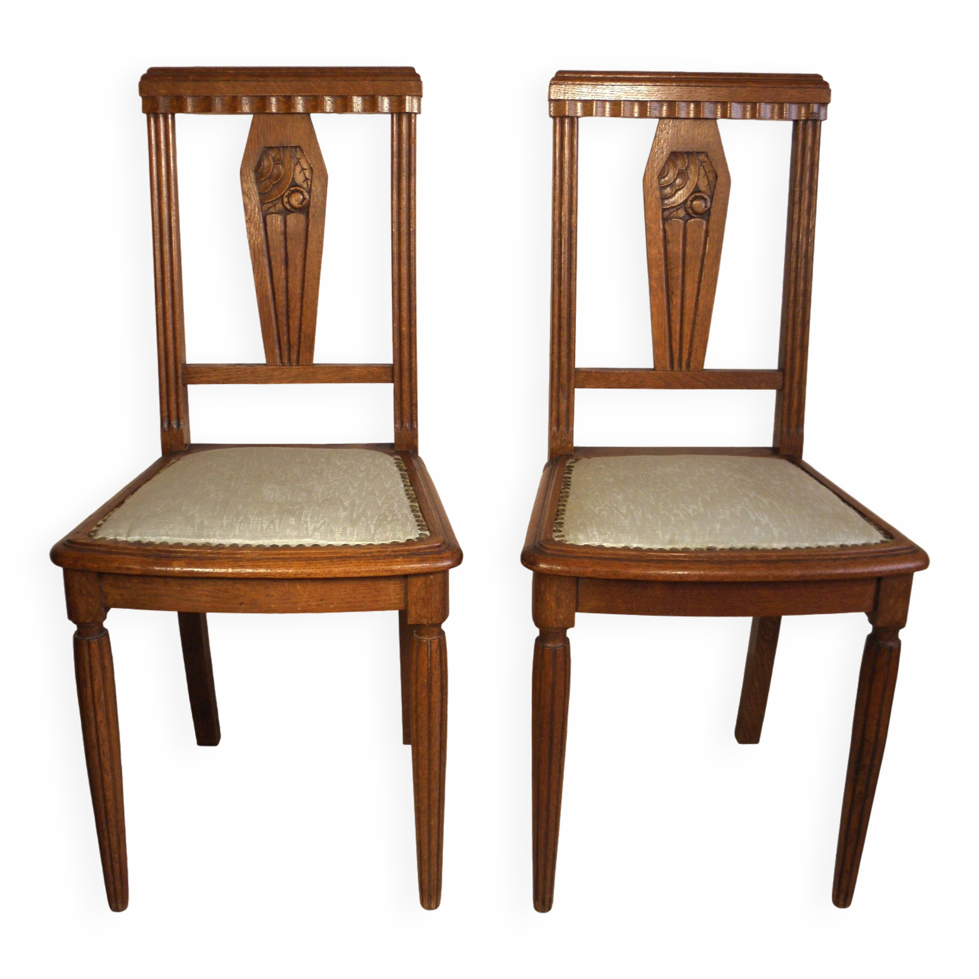 Art Deco pair of chairs