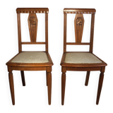 Paire de chaises Art Déco