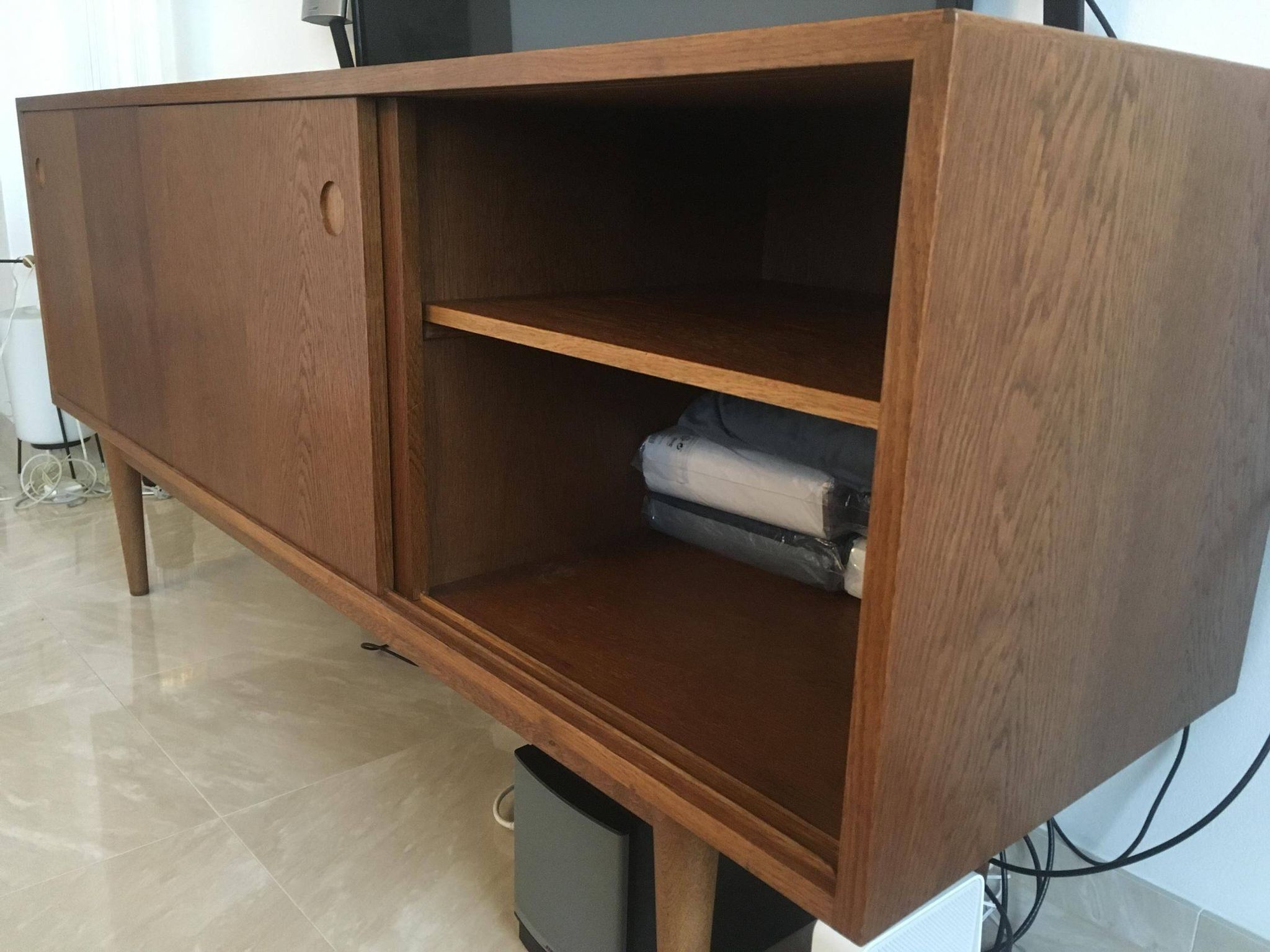 Enfilade moderne scandinave, années 1960 / Chêne massif