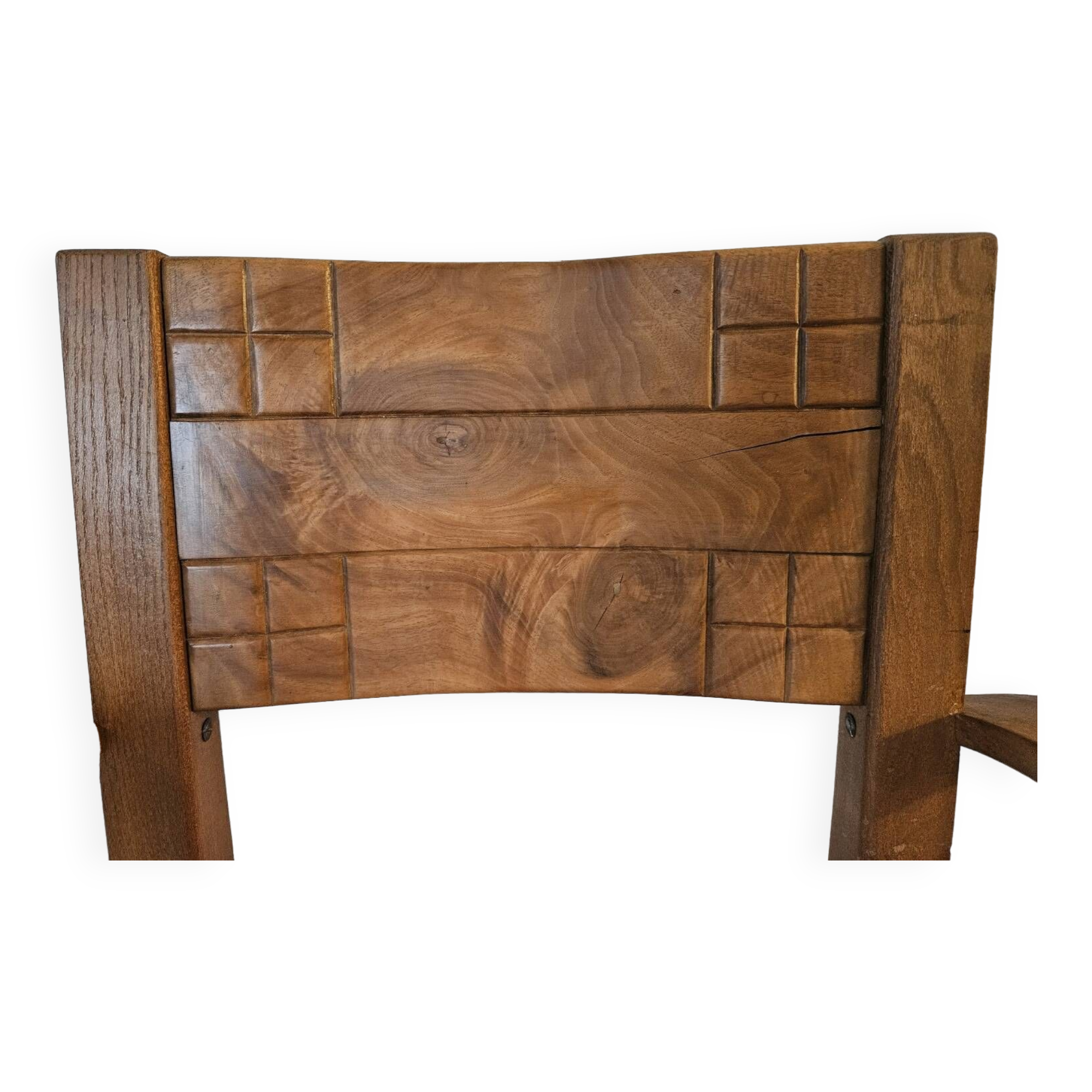 Pair of Art Deco Walnut Bridge Armchairs