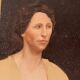 Woman wearing oil