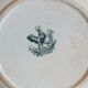 3 plates caps in Terre de Fer Saint Amand service Lily of the valley