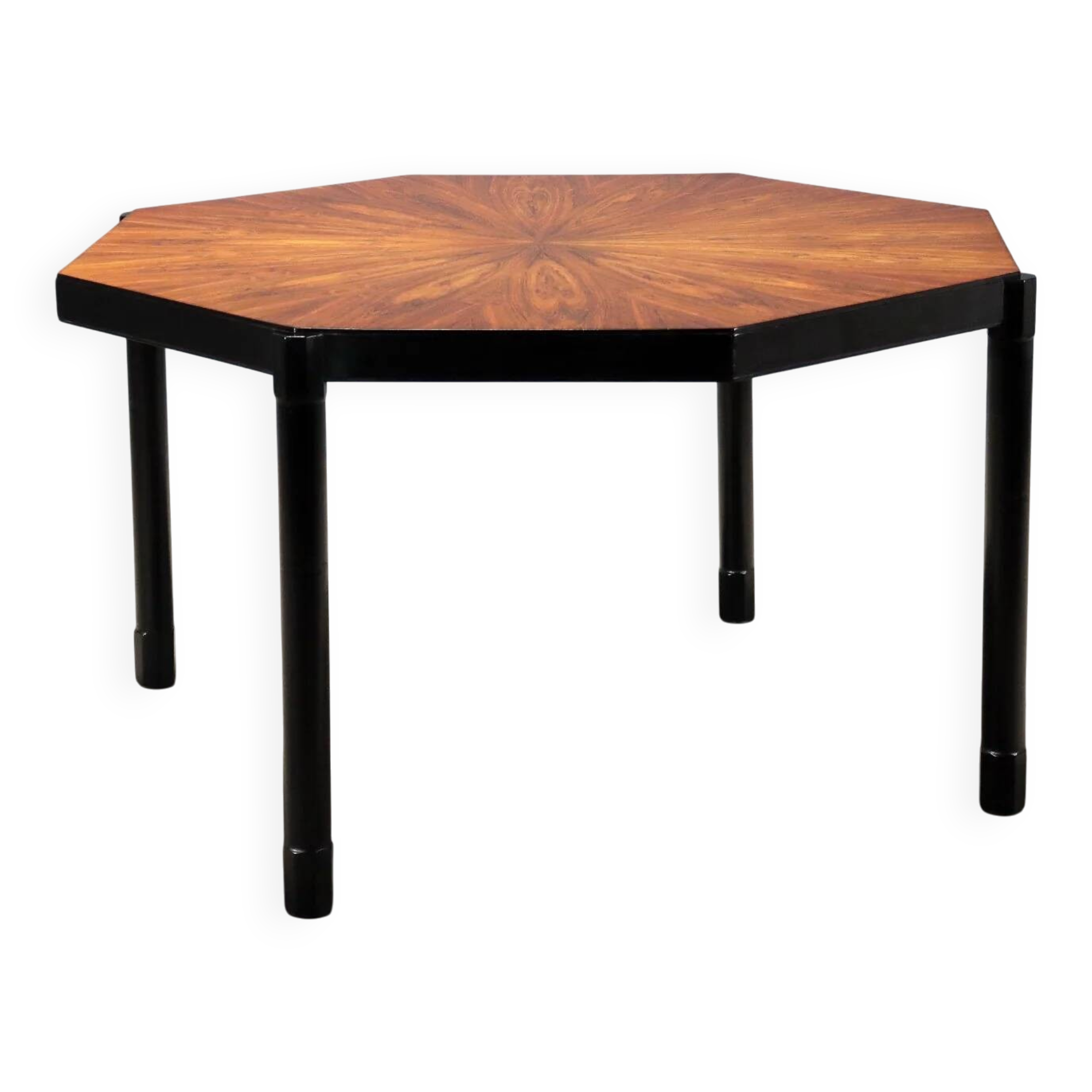 Vintage painted wooden dining table, design, Italy, 1960s