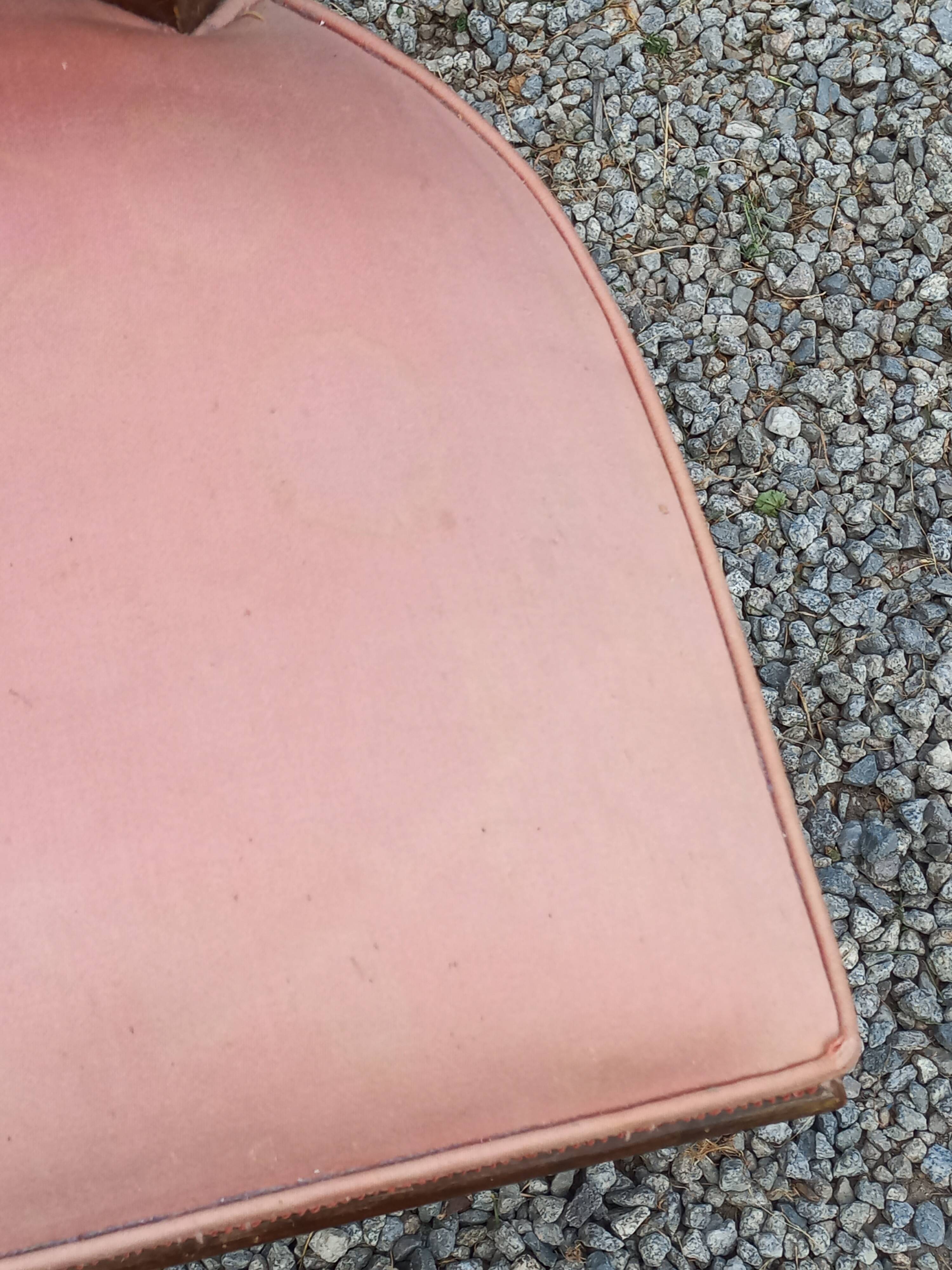 Pair of vintage low-backed bedroom chairs from the 1930s/1950s