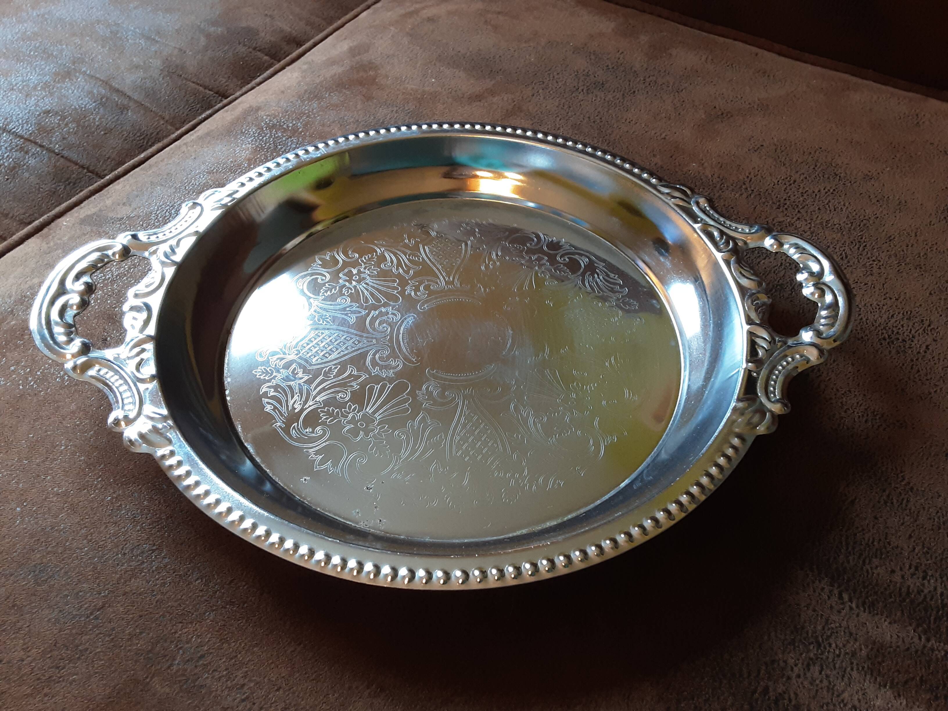 2 original stainless steel dishes