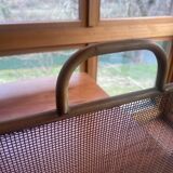 English brass fire screen circa 1900