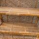 Cabinet library secretary wicker rattan year 60/70