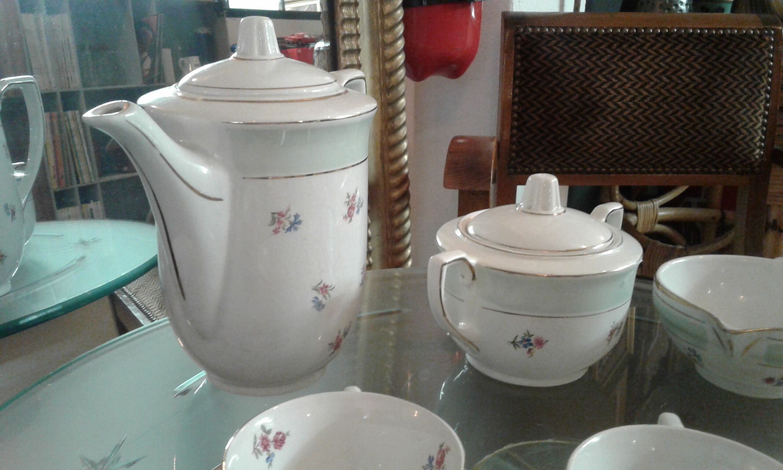 coffee service. faience .circa 50