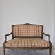 Louis XVI style two-seater sofa bench from the 1900s
