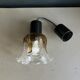 Two-coloured bubble glass tulip pendant light