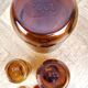 3 amber glass apothecary bottles - pharmacy bottles