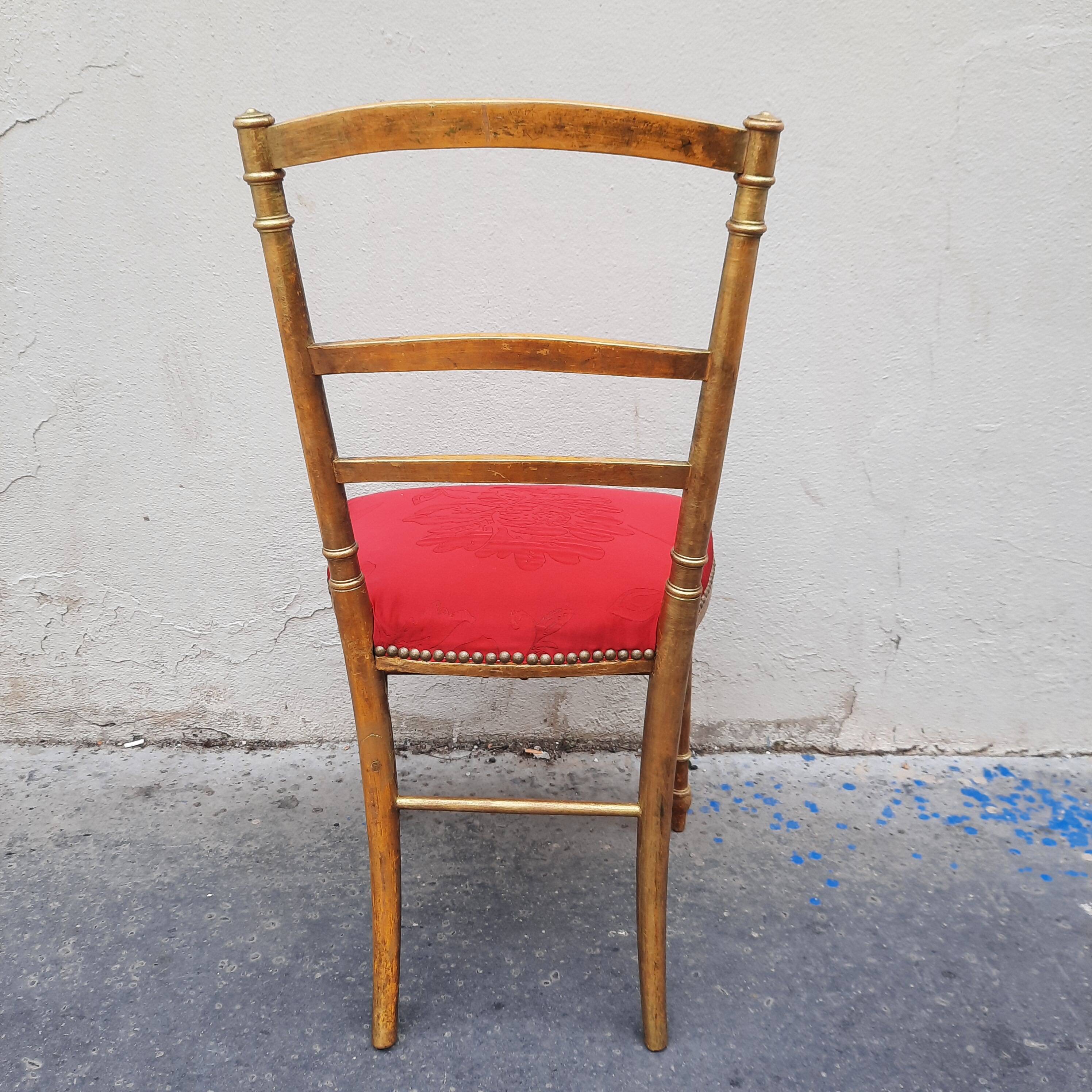 Golden chair