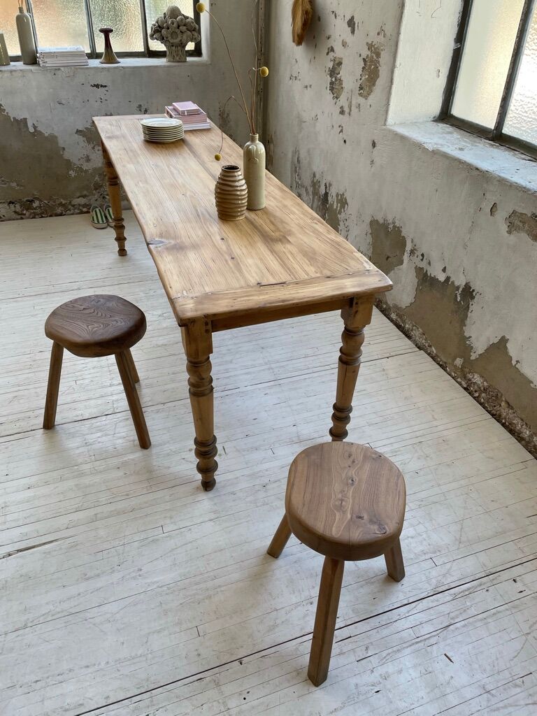 Farm table bistro pine and cherry 210cm