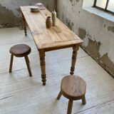 Farm table bistro pine and cherry 210cm