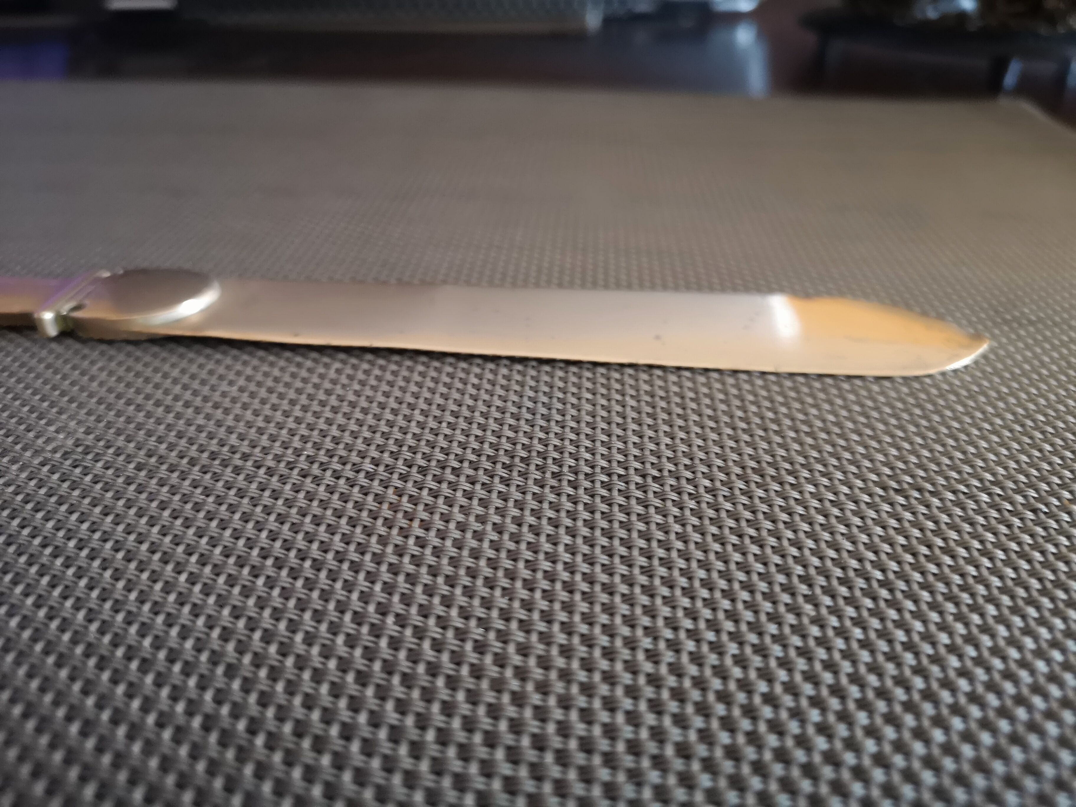 Coupe papier art déco bronze