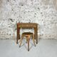 Bureau pieds compas
