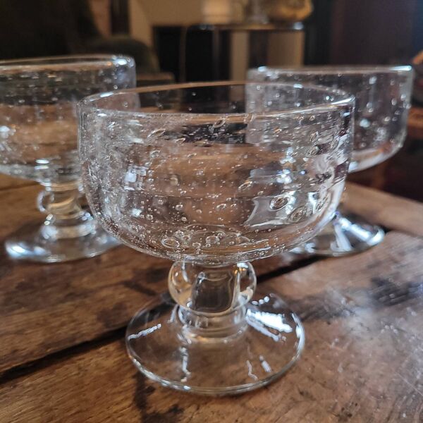 Coupes en Verre Soufflé Bullé - La Rochère -