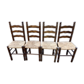 Set of 4 mulched chairs
