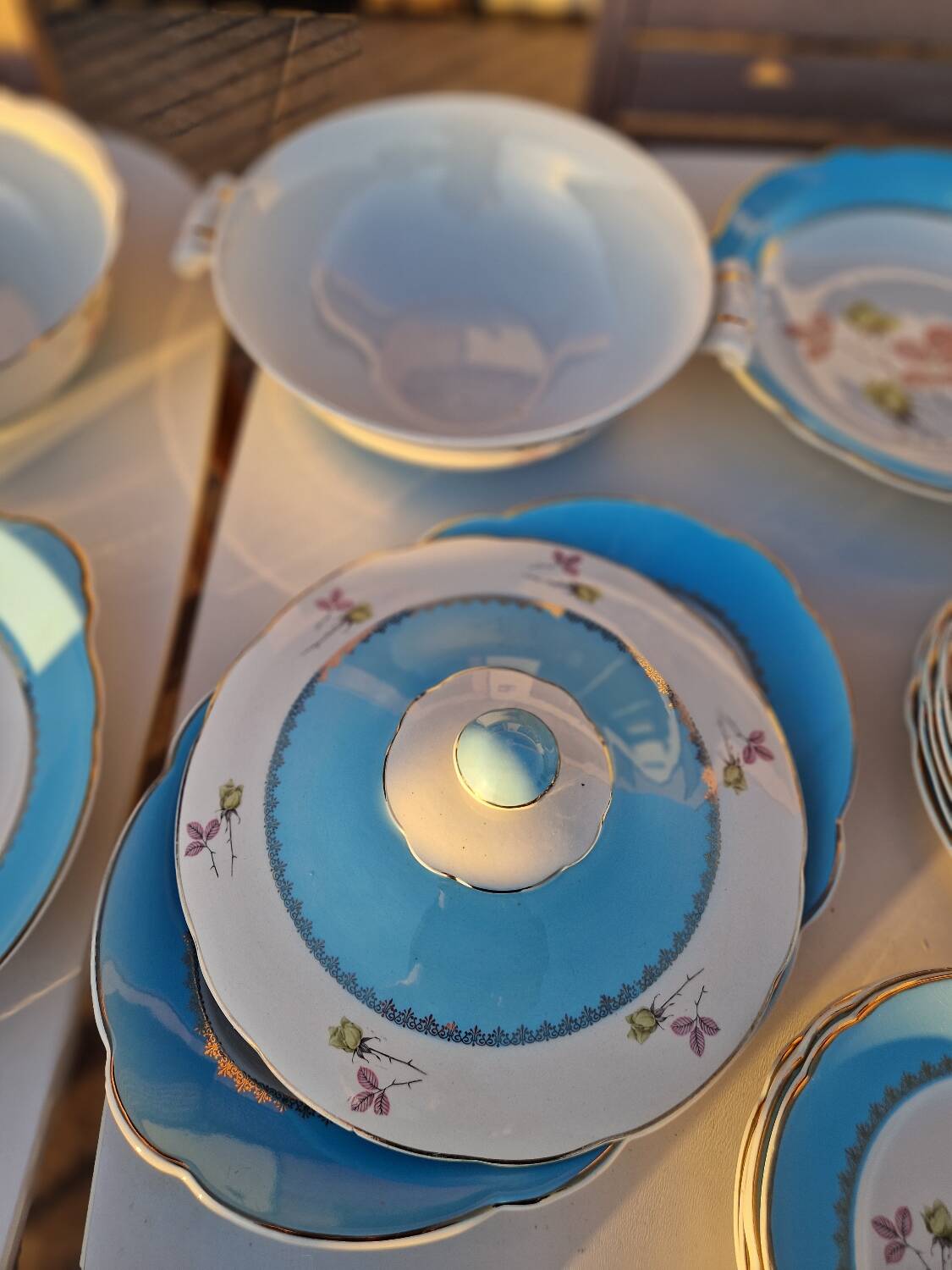 Service vaisselle Lunéville Badonviller KG  années 60/70