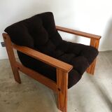Pair of vintage armchairs 1980