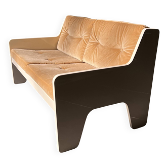 Mid-century 2-seater bench from the 60s