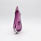 Murano Sommerso Vase Sculptural Organic Amethyst