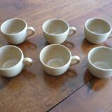 6 tasses  Grès CNP Village