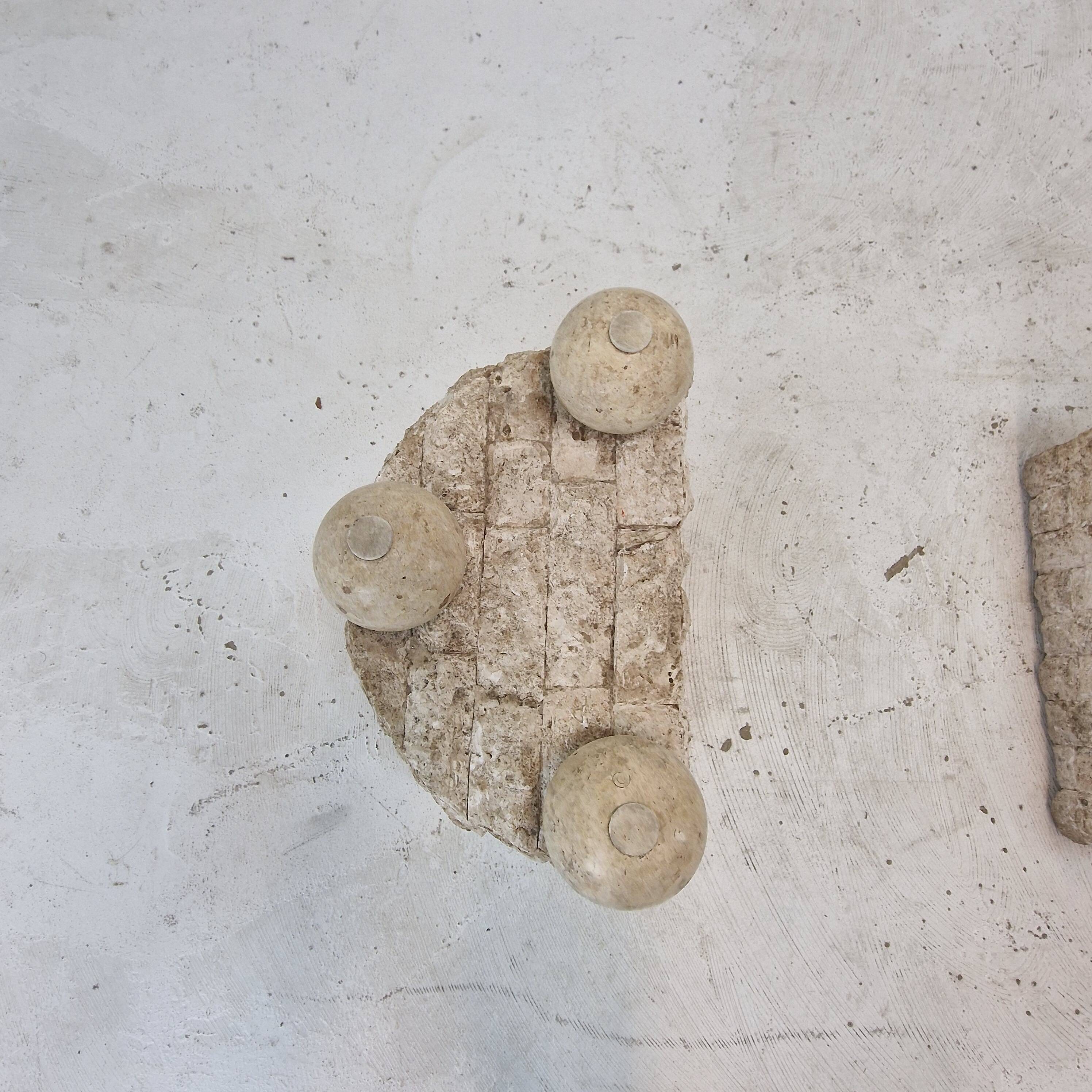 Magnussen Ponte Mactan Stone Coffee or Fossil Stone Table, 1980s