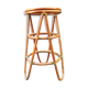 Saddle in rattan and caning