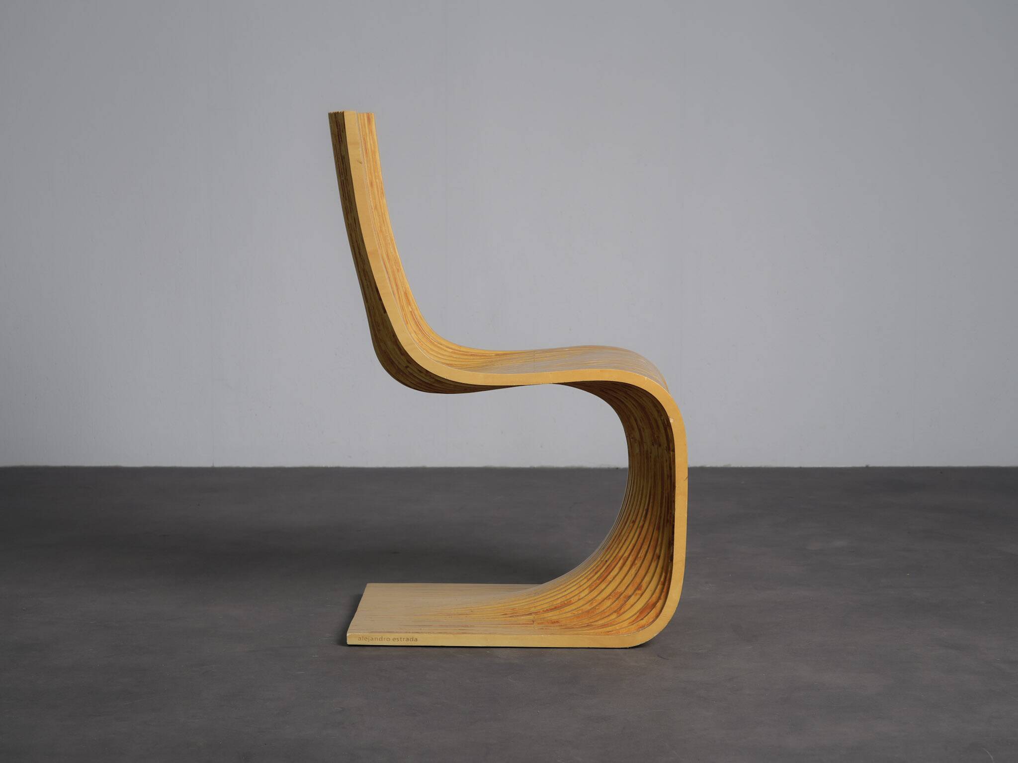 Pair of Contour Chairs by Alejandro Estrada for Piegatto, Guatemala, 2006