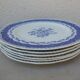 Grindley England Avon 6 assiettes plates