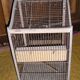 Old wooden bird cage