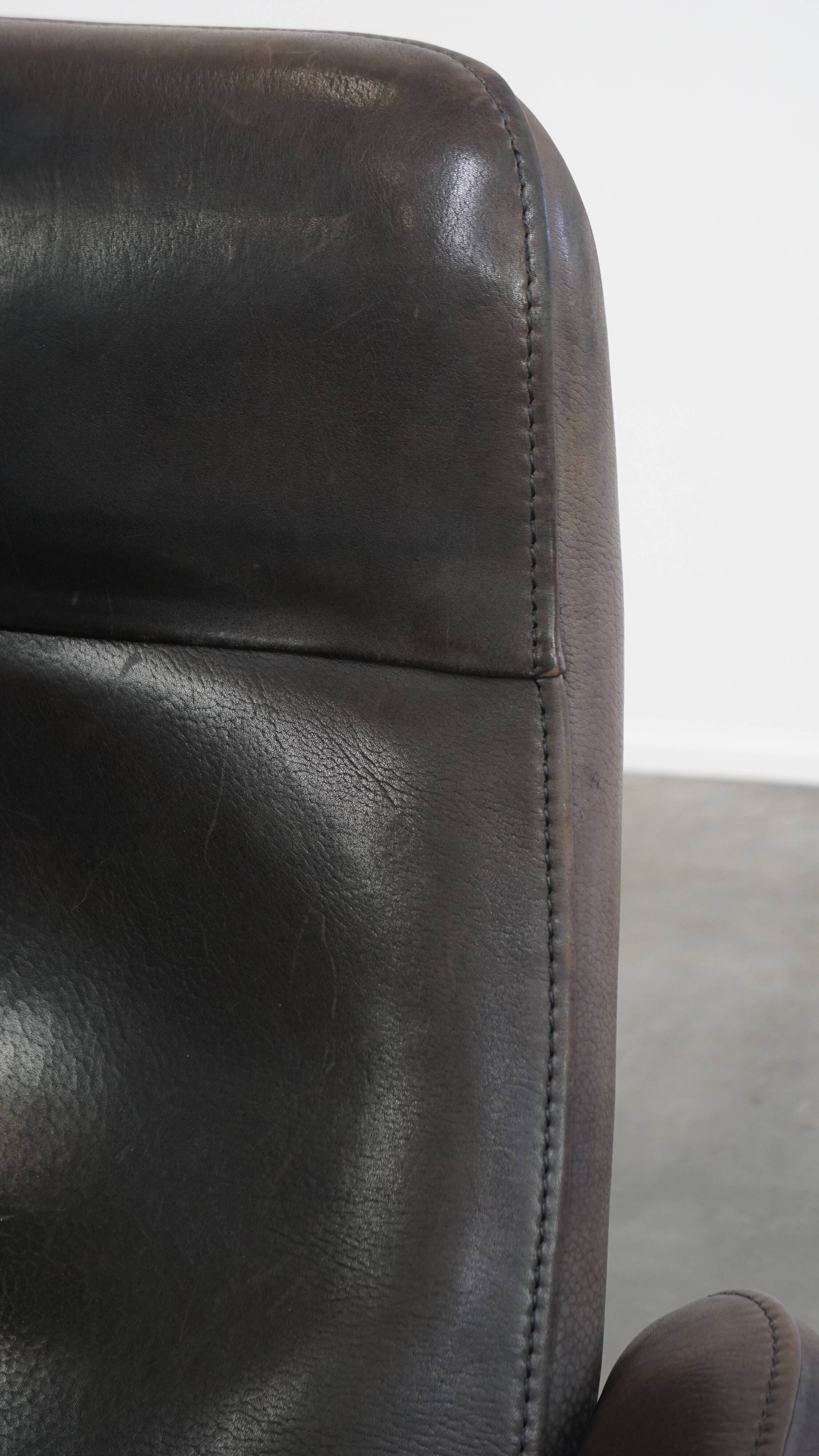 Vintage Leather Design Armchair by De Sede, Model DS50