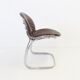 Rima Sabrina set of 4 leather dining chairs by Gastone Rinaldi